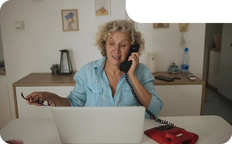 Talking a customer through a fix by phone